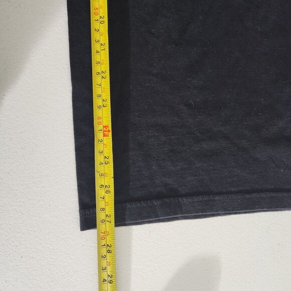 Hurley Mens Texas Flag Logo Black T-Shirt M 100% Cotton Short Sleeve - Picture 7 of 13